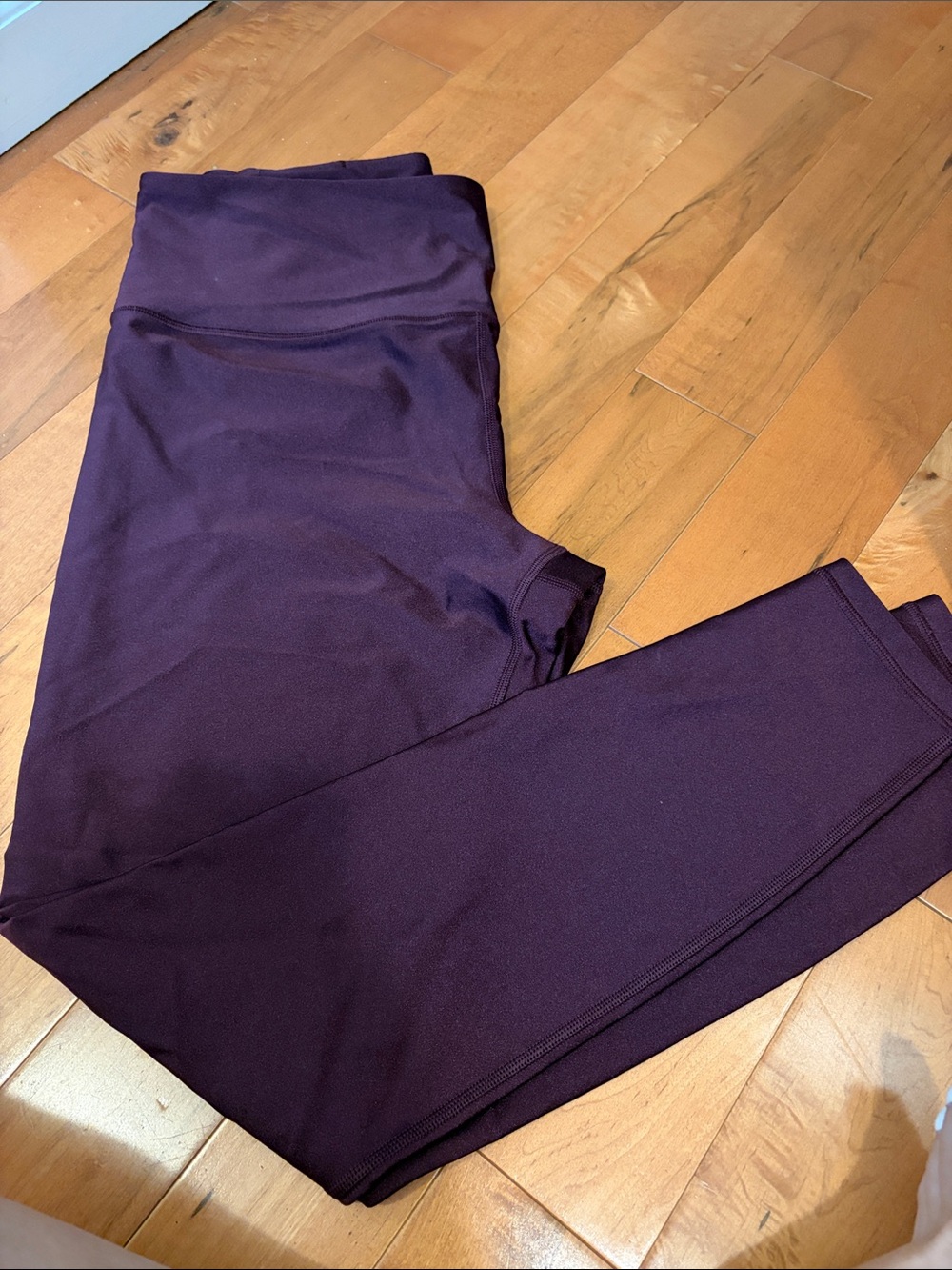 Athleta women’s shine Plum High-Waist Performance Leggings Lt